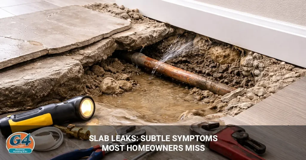 Slab Leaks Subtle Symptoms